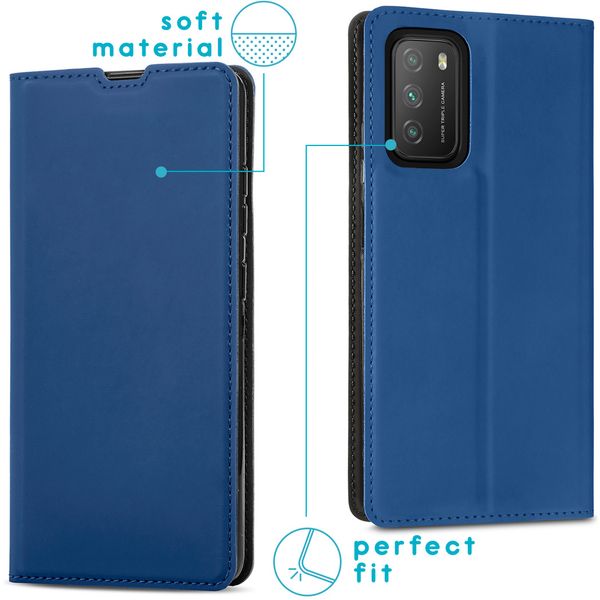 imoshion Slim Folio Bookcase Xiaomi Poco M3 - Donkerblauw