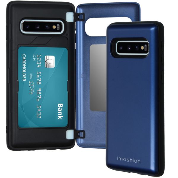 imoshion Backcover met pashouder Samsung Galaxy S10 - Donkerblauw