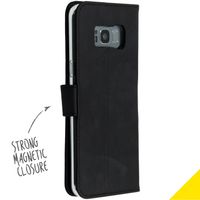 Accezz Wallet Softcase Bookcase Samsung Galaxy S8 Plus - Zwart