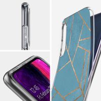 imoshion Design hoesje Samsung Galaxy A50 / A30s - Grafisch Koper / Blauw