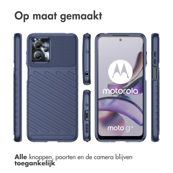 imoshion Thunder Backcover Motorola Moto G13 - Donkerblauw