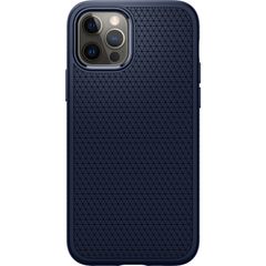 Spigen Liquid Air™ Backcover iPhone 12 (Pro) - Donkerblauw
