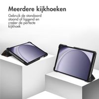 imoshion Design Trifold Bookcase Samsung Galaxy Tab A11 / A9 8.7 inch - Black Marble