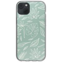 imoshion Design hoesje iPhone 14 - Leaves Line-Art