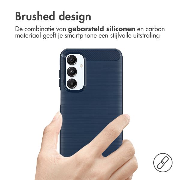 imoshion Brushed Backcover Samsung Galaxy A16 - Donkerblauw