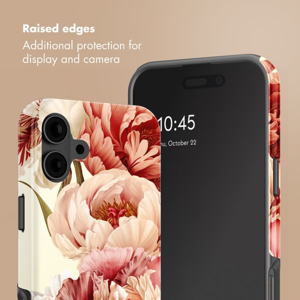 Selencia Vivid Backcover met MagSafe Apple iPhone 16 - Vintage Peony