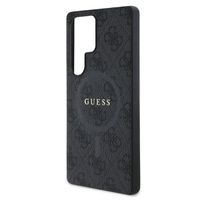 Guess Classic 4G Logo Backcover met MagSafe Samsung Galaxy S25 Ultra - Zwart
