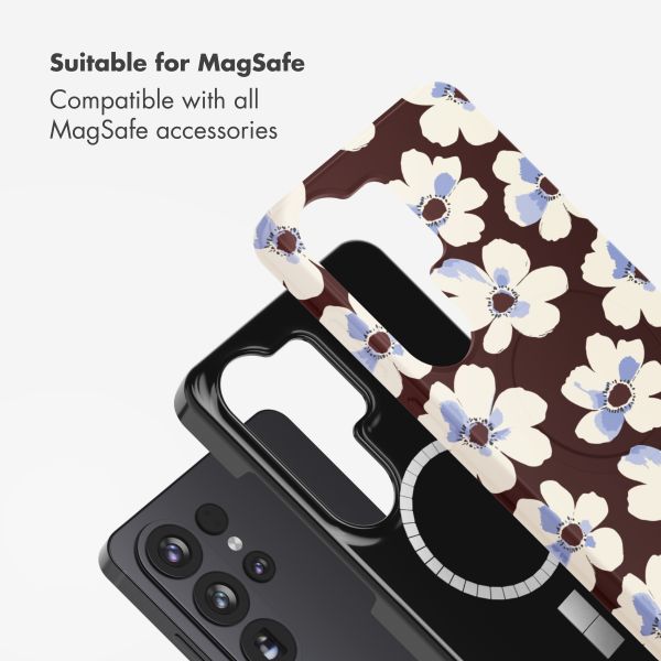 Selencia Vivid Back Cover with MagSafe Samsung Galaxy S26 Ultra - Choco Flower Pop