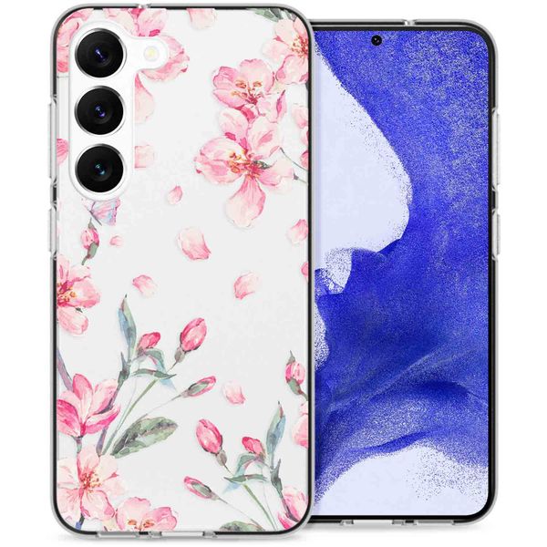 imoshion Design hoesje Samsung Galaxy S23 Plus - Blossom Watercolor