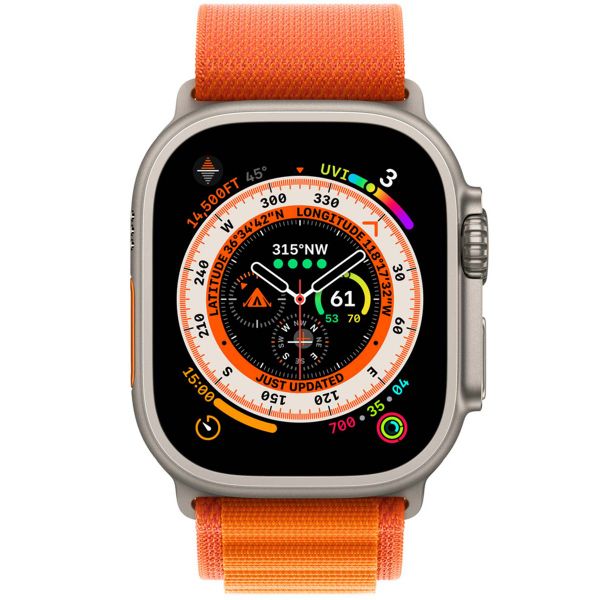 Apple Alpine Loop Band Apple Watch Series 1-10 / SE / Ultra (2) - 42/44/45/46/49 mm - Maat S - Oranje