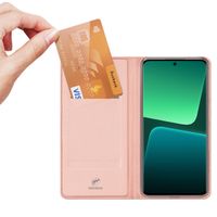 Dux Ducis Slim Softcase Bookcase Xiaomi 13 Pro - Rosé Goud