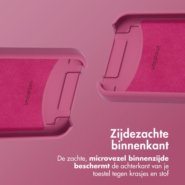imoshion Color Backcover met afneembaar koord MagSafe Apple iPhone 12 (Pro) - Raspberry