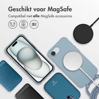 imoshion Color Backcover met afneembaar koord MagSafe Apple iPhone 16e - Ash Blue