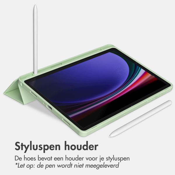 Accezz Smart Silicone Bookcase Samsung Galaxy Tab A9 Plus - Lichtgroen