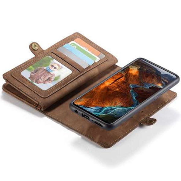 CaseMe Luxe Lederen 2 in 1 Portemonnee Bookcase Samsung Galaxy A51