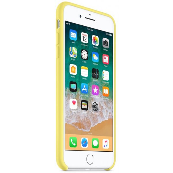 Apple Silicone Backcover Apple iPhone 8 Plus / 7 Plus - Lemonade