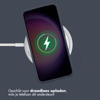 Accezz Liquid Silicone Backcover Samsung Galaxy S23 - Donkerblauw