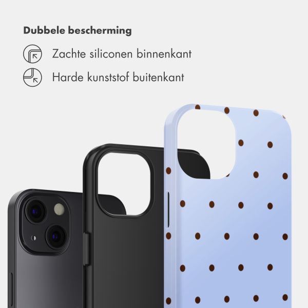 Selencia Vivid Backcover Apple iPhone 13 - Happy Dots Digital Sky