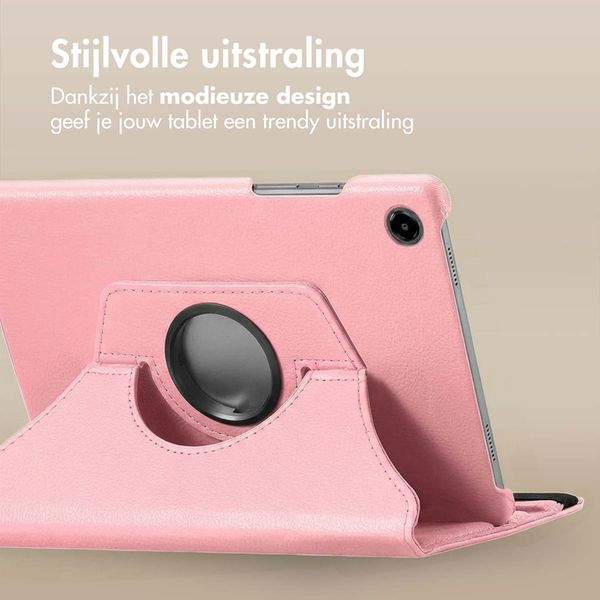 imoshion 360° draaibare Bookcase Samsung Galaxy Tab A9 8.7 inch - Roze