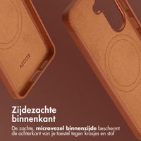 Accezz MagSafe Leather Backcover Samsung Galaxy S26 - Sienna Brown