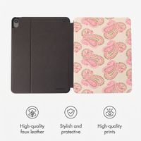 Selencia Vivid Tablet Case Apple iPad 11 (2025) 11 inch A16 / iPad 10 (2022) 10.9 inch - Paisley Blush