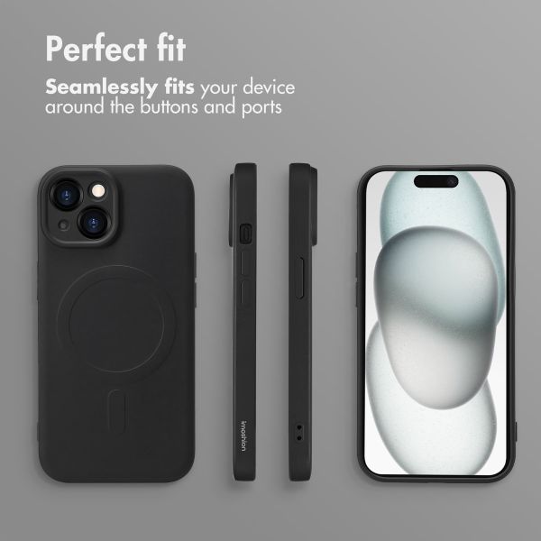 imoshion Colour Back Cover with MagSafe Apple iPhone 15 - Black