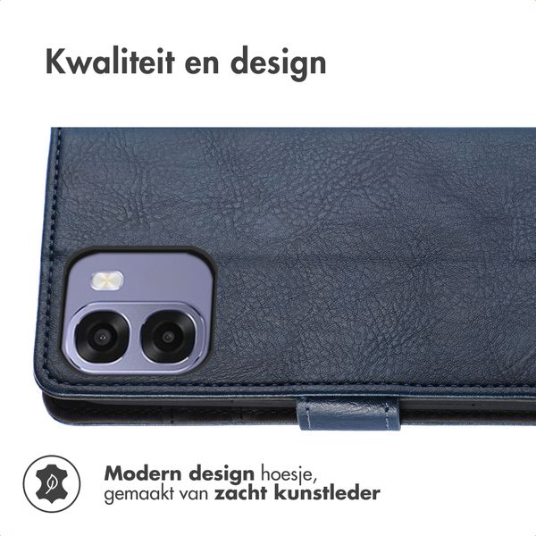 imoshion Luxe Bookcase Oppo A6x (4G/5G) - Donkerblauw
