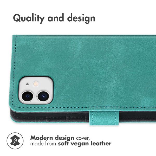 imoshion Bookcase with Strap Apple iPhone 11 - Turquoise