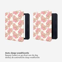 Selencia Vivid Bookcase Kobo Libra Colour - Paisley Blush