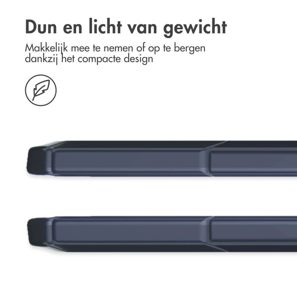 imoshion Trifold Hardcase Bookcase Apple iPad Pro 12.9 (2018/2020/2021/2022) - Donkerblauw