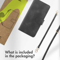 imoshion Bookcase with Strap Apple iPhone 12 (Pro) - Black
