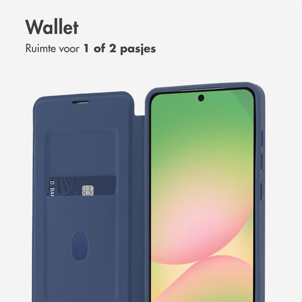 imoshion Transparante Bookcase met MagSafe Samsung Galaxy A57 (5G) - Blauw