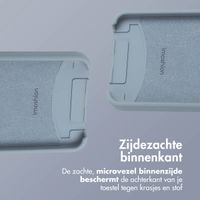 imoshion Color Backcover met afneembaar koord MagSafe Apple iPhone 16e - Ash Blue