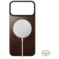 Nomad Magnetic Leather Backside Apple iPhone 18 Pro Max - Rustic Brown