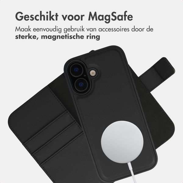 imoshion Uitneembare 2-in-1 Luxe Bookcase Apple iPhone 17 - Zwart