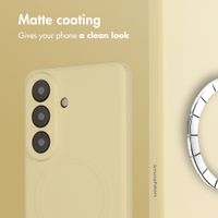 imoshion Colour Back Cover with MagSafe Samsung Galaxy S26 Plus - Vanilla