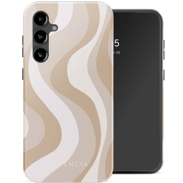 Selencia Vivid Tough Backcover Samsung Galaxy S23 FE - Desert Waves Beige