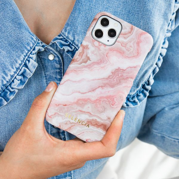 Selencia Fashion Backcover Samsung Galaxy A52(s) (5G/4G) - Marble Rose