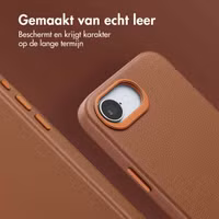 Accezz MagSafe Leather Backcover Apple iPhone 16e - Sienna Brown