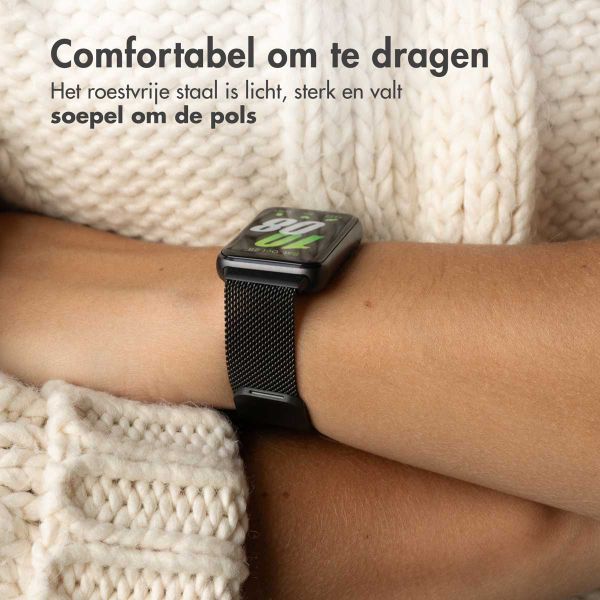 imoshion Milanees magnetisch bandje Samsung Galaxy Fit 3 - Zwart