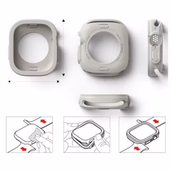 Ringke Air Sports Case Apple Watch Ultra / Ultra 2 / Ultra 3 - 49 mm - Warm Gray