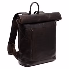 The Chesterfield Brand Mazara Laptop rugzak 13 inch - Echt leer - Donkerbruin