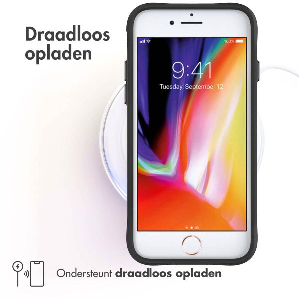 imoshion Rugged Hybrid Case Apple iPhone SE (2022 / 2020) / 8 / 7 - Zwart