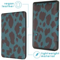 imoshion Design Slim Hard Case Bookcase Tolino Page 2 - Green Leopard