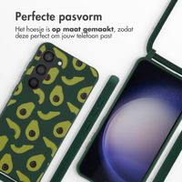 imoshion Siliconen design hoesje met koord Samsung Galaxy S23 - Avocado Green