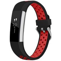 imoshion Siliconen sport bandje Fitbit Alta (HR) - Zwart/Rood