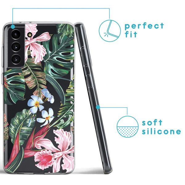 imoshion Design hoesje Samsung Galaxy S21 - Tropical Jungle