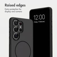 imoshion Colour Back Cover with Thin MagSafe Ring Samsung Galaxy S26 Ultra - Black