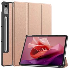 imoshion Trifold Bookcase Lenovo Tab P12 - Rosé Goud