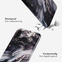 Selencia Vivid Tough Backcover Huawei P30 Lite - Chic Marble Black